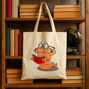 Bolsa Tote Lerdo Bibliófilo Lendo Um Livro
