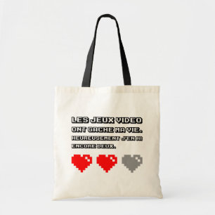 Bolsa Tote Les jeux vidéo ont gâché mãe vie