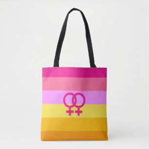 Bolsa Tote Lésbica Dawn Pride WLW