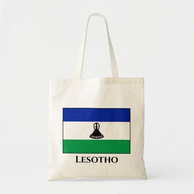 Bolsa Tote Lesoto Flag (Frente)