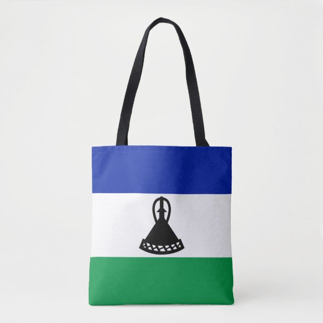 Bolsa Tote Lesoto Flag (Frente)