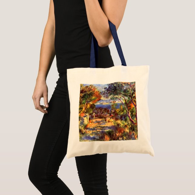 Bolsa Tote L'Estaque de Pierre Renoir, Impressionismo Antigo (Frente (produto))