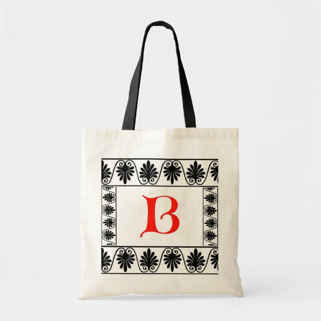 Bolsa Tote Letra B Bag Bordada (Frente)