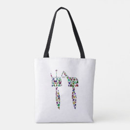 Bolsa Tote Letra hebraica 'CHET'