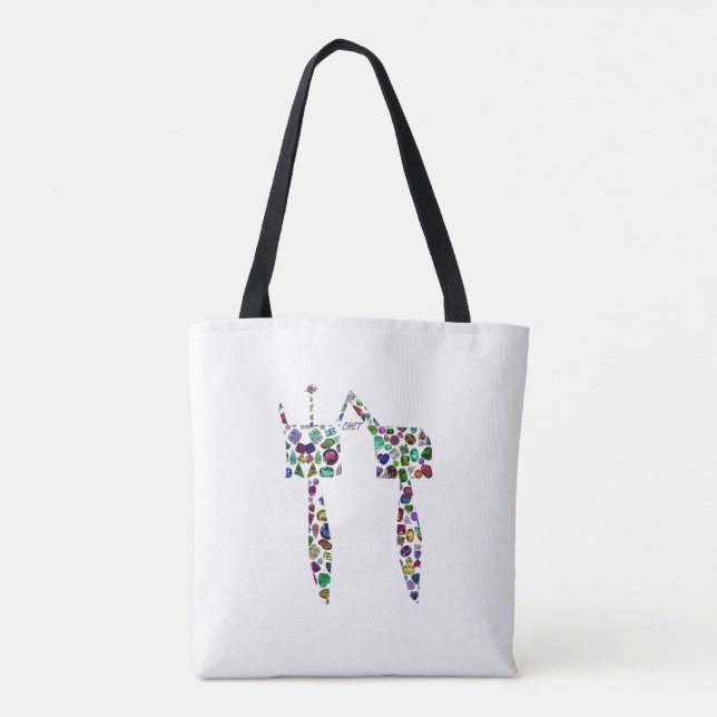 Bolsa Tote Letra hebraica 'CHET' (Verso)