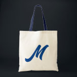Bolsa Tote Letra inicial | Monograma Moderno Trendy Tote Bag<br><div class="desc">Na moda personalizado saco de tota de monograma inicial. Um presente personalizado perfeito ou acessório de moda com um toque pessoal!</div>