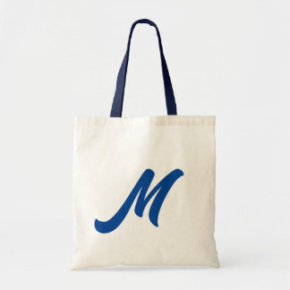 Bolsa Tote Letra inicial | Monograma Moderno Trendy Tote Bag