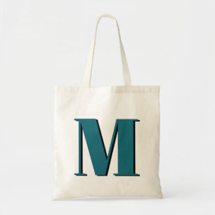 Bolsa Tote Letra inicial Monograma Na moda moderno Legal