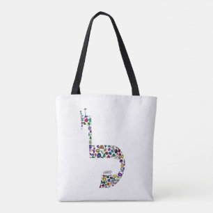 Bolsa Tote Letra "LAMED"
