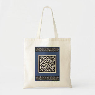 Bolsa Tote Letra S Art Nouveau Monograma Vintage