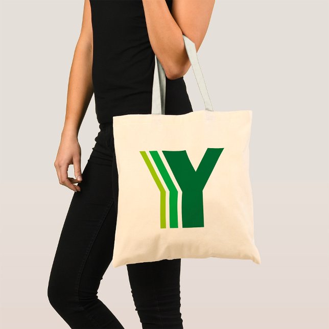 Bolsa Tote Letra Verde Y (Criador carregado)