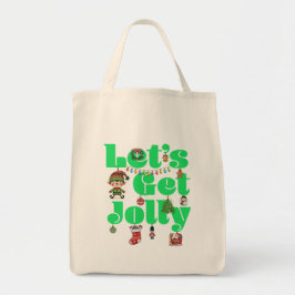 Bolsa Tote Let's Get Jolly Christmas
