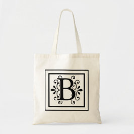 Bolsa Tote Letter B Monogram Tote Bag