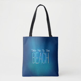 Bolsa Tote Leva-Me À Vista Submarina Da Praia