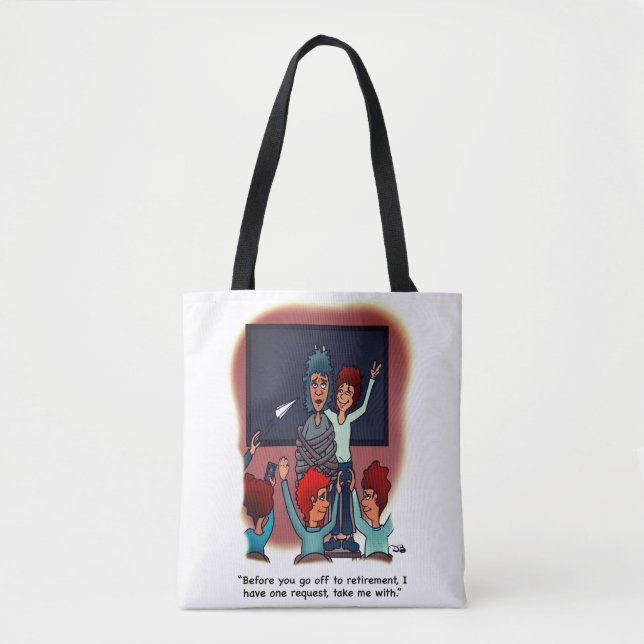 Bolsa Tote Leve-Me Com Aposentadoria (Frente)