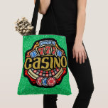 Bolsa Tote Lg. CASINO Total - Ver Verso<br><div class="desc">Que ótima bolsa para carregar todos os seus ganhos... :) Na parte de trás, altere o nome ou exclua-o. Use a "escala" ou - para alterar o tamanho do texto. Altere a fonte se desejar. Espero que você adore isto, e terei mais versões. Veja minhas COLEÇÕES DE BOLSAS, COLEÇÃO DE...</div>