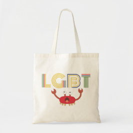 Bolsa Tote LGBT - Direitos Humanos - Caranguejo Bonito