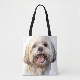 BOLSA TOTE LHASA APSO DOG ADORÁVEL