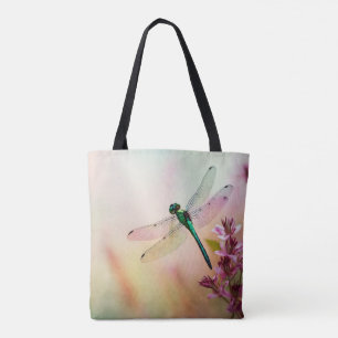 Bolsa Tote libélula em primavera