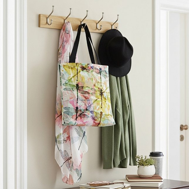 Bolsa Tote Libélulas coloridas (Criador carregado)