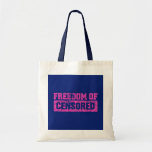 Bolsa Tote Liberdade de expressão talvez não