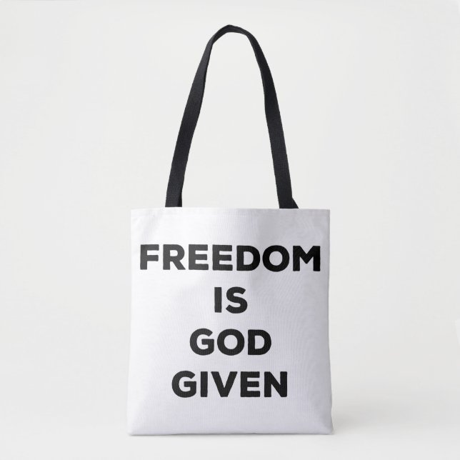Bolsa Tote Liberdade é Deus (Frente)