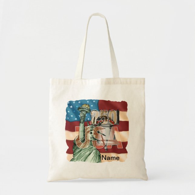 Bolsa Tote Liberdade EUA 250º aniversário (Frente)