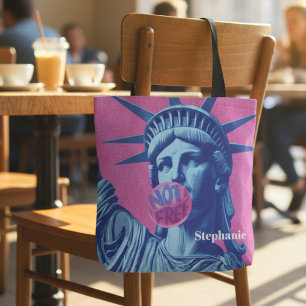Bolsa Tote Liberdade não é estátua retrô livre da liberdade