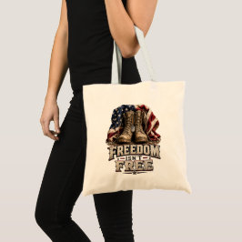 Bolsa Tote Liberdade Não É Grátis – Botas Militares Vintage