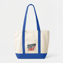Liberdade Não É Grátis - Design Patriótico Vermelh