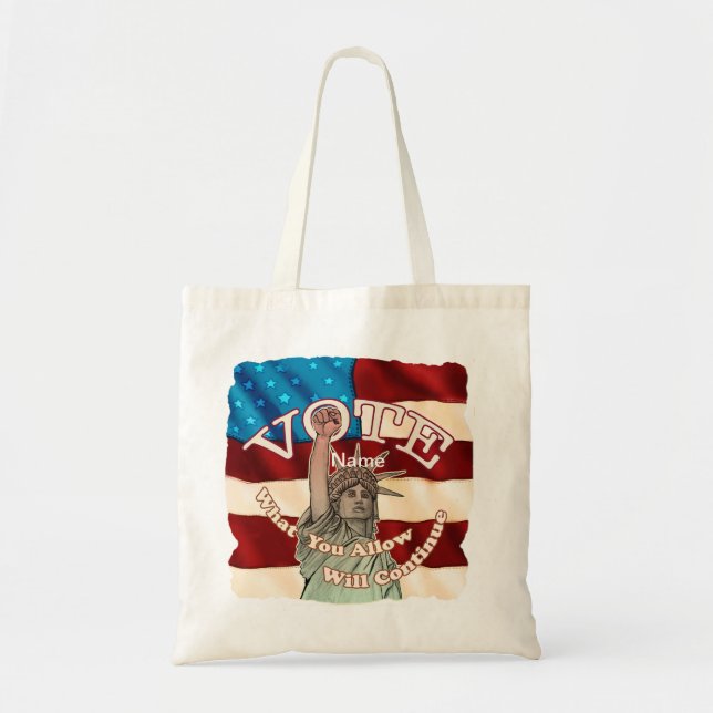 Bolsa Tote Liberdade O Que Você Permite (Frente)