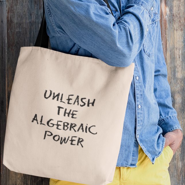 Bolsa Tote Libere o presente dos professores de matemática em (Shop now and let your algebraic passion shine!)