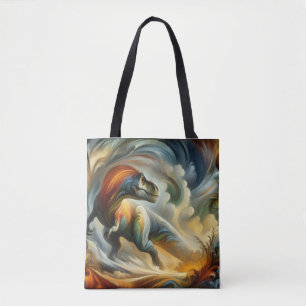 Bolsa Tote 🦕 Libere Seu Artista Interior Com Dinossauro