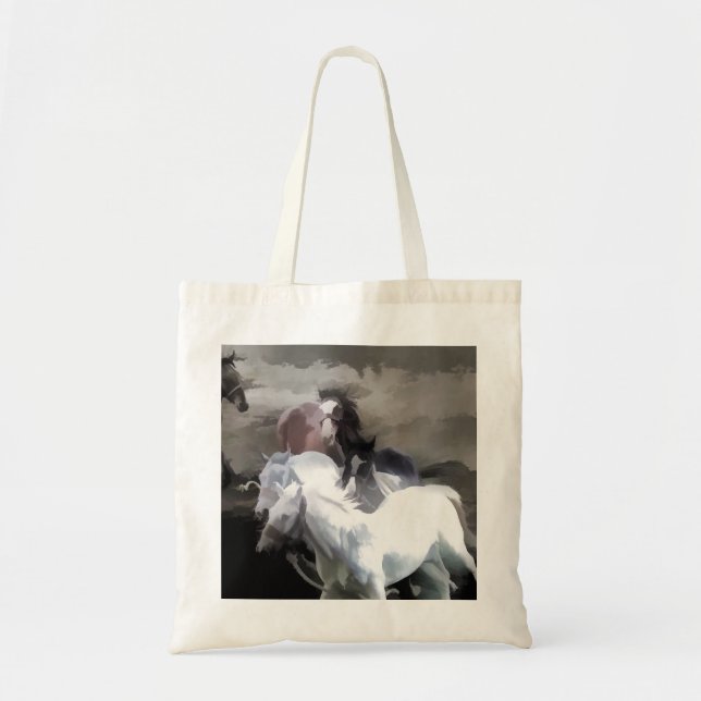 Bolsa Tote Libertação - Cavalos Selvagens (Frente)