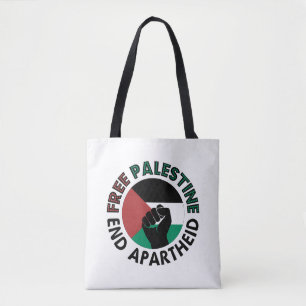 Bolsa Tote Libertação da Palestina - Fim do Apartheid Aumento