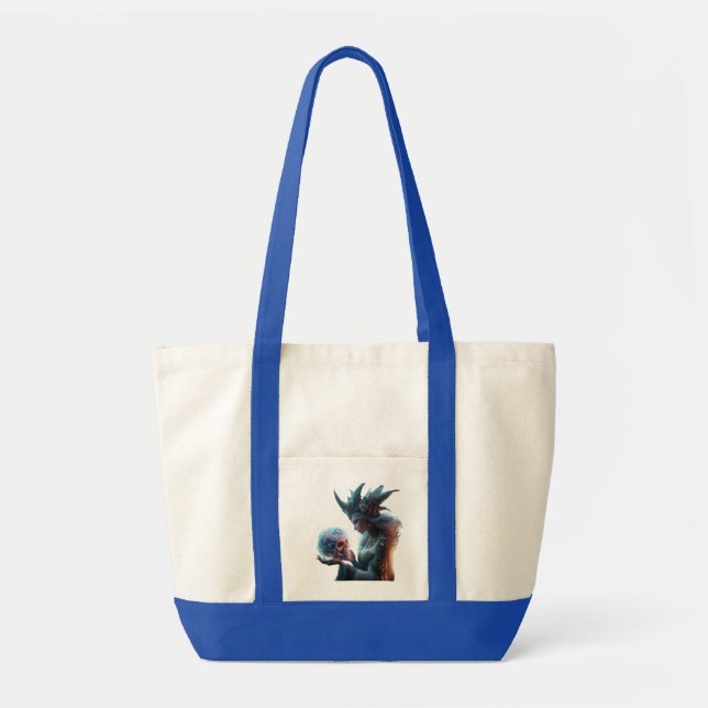 Bolsa Tote 👻 Libertar a Escuridão: Coleções de Horror (Frente)