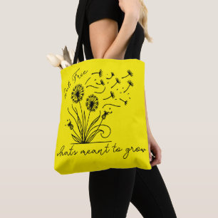 Bolsa Tote "Liberte o que se pretende cultivar"