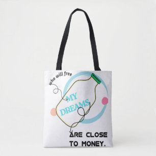 Bolsa Tote Libertem meus sonhos