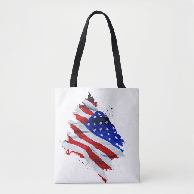 Bolsa Tote Liberty Carryall - Saco de Bandeira Americana Prem (Frente)
