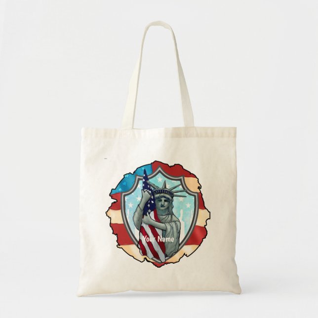 Bolsa Tote Liberty USA Tote Bag (Frente)
