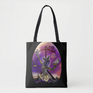 Bolsa Tote Libra Zodiac Art