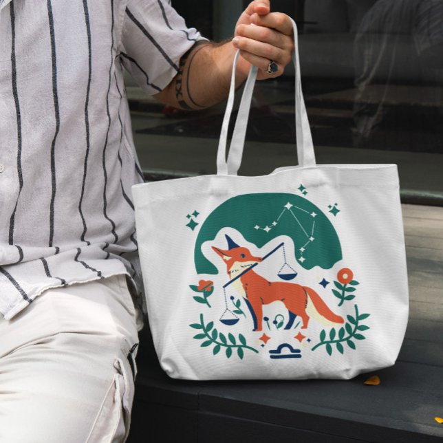 Bolsa Tote Libra Zodiac Tote Bag (Criador carregado)