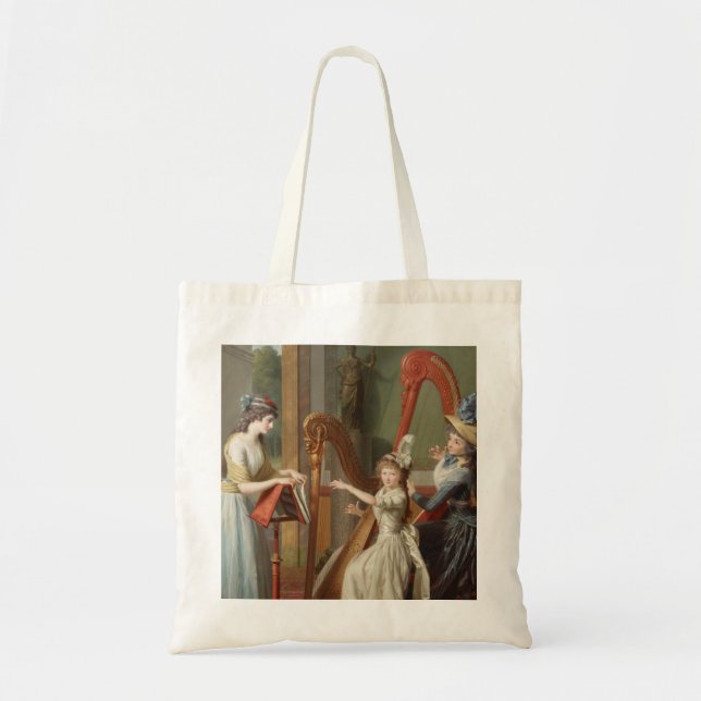 Bolsa Tote Lição De Harp Dada Por Madame De Genlis (Frente)