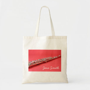 Bolsa Tote Lição de música de nome personalizado de instru