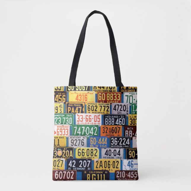Bolsa Tote License Plates por H. Wilson Smith (Frente)