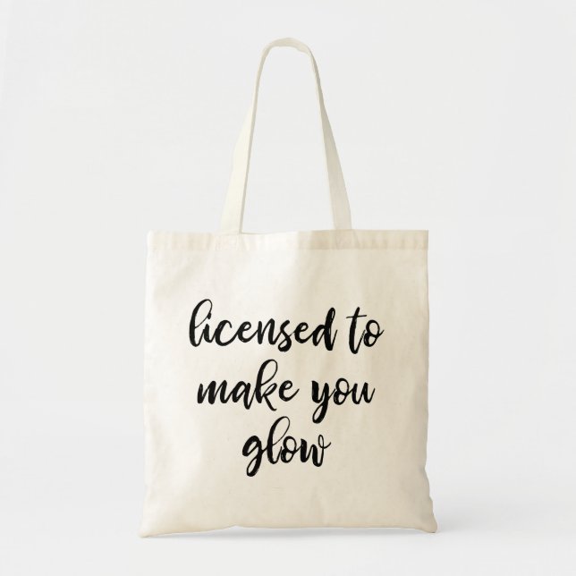Bolsa Tote Licensed Esthetician Tote Bag (Frente)