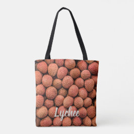 Bolsa Tote Liceu ou Litchi fruta vegan e presente vegetariano