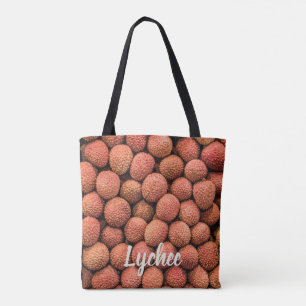 Bolsa Tote Liceu ou Litchi fruta vegan e presente vegetariano