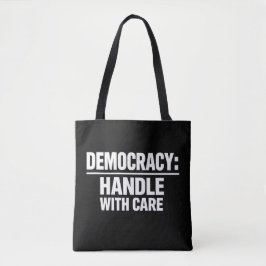Bolsa Tote Lide com a Democracia com Cuidado