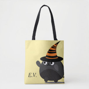 Bolsa Tote Líder customizável da mamã do Dia das Bruxas -